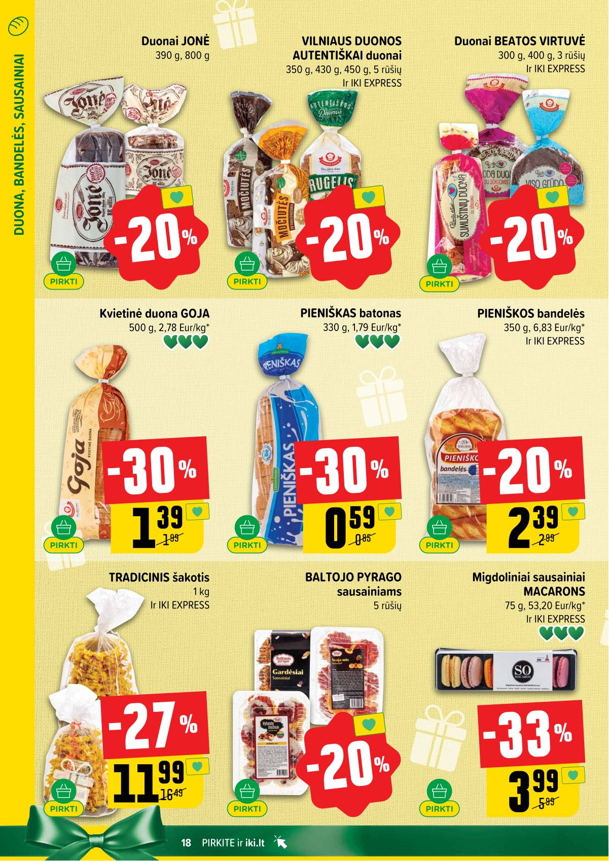Iki - IKI savaitinis akcijų leidinys 18 puslapis