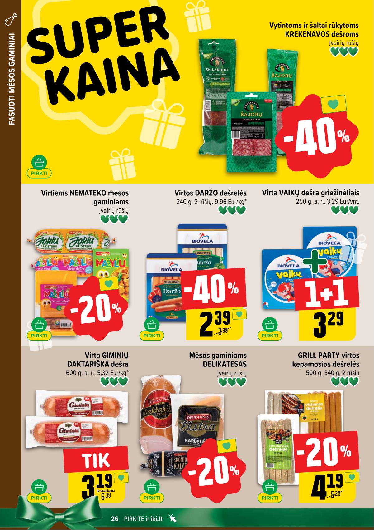 Iki - IKI savaitinis akcijų leidinys 26 puslapis