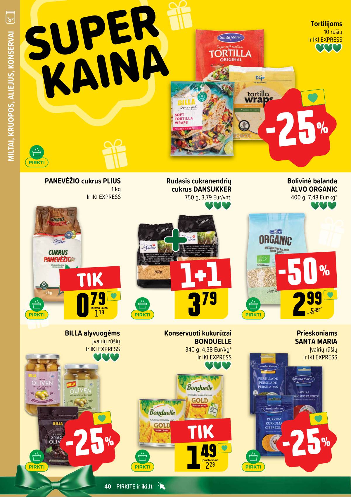 Iki - IKI savaitinis akcijų leidinys 40 puslapis