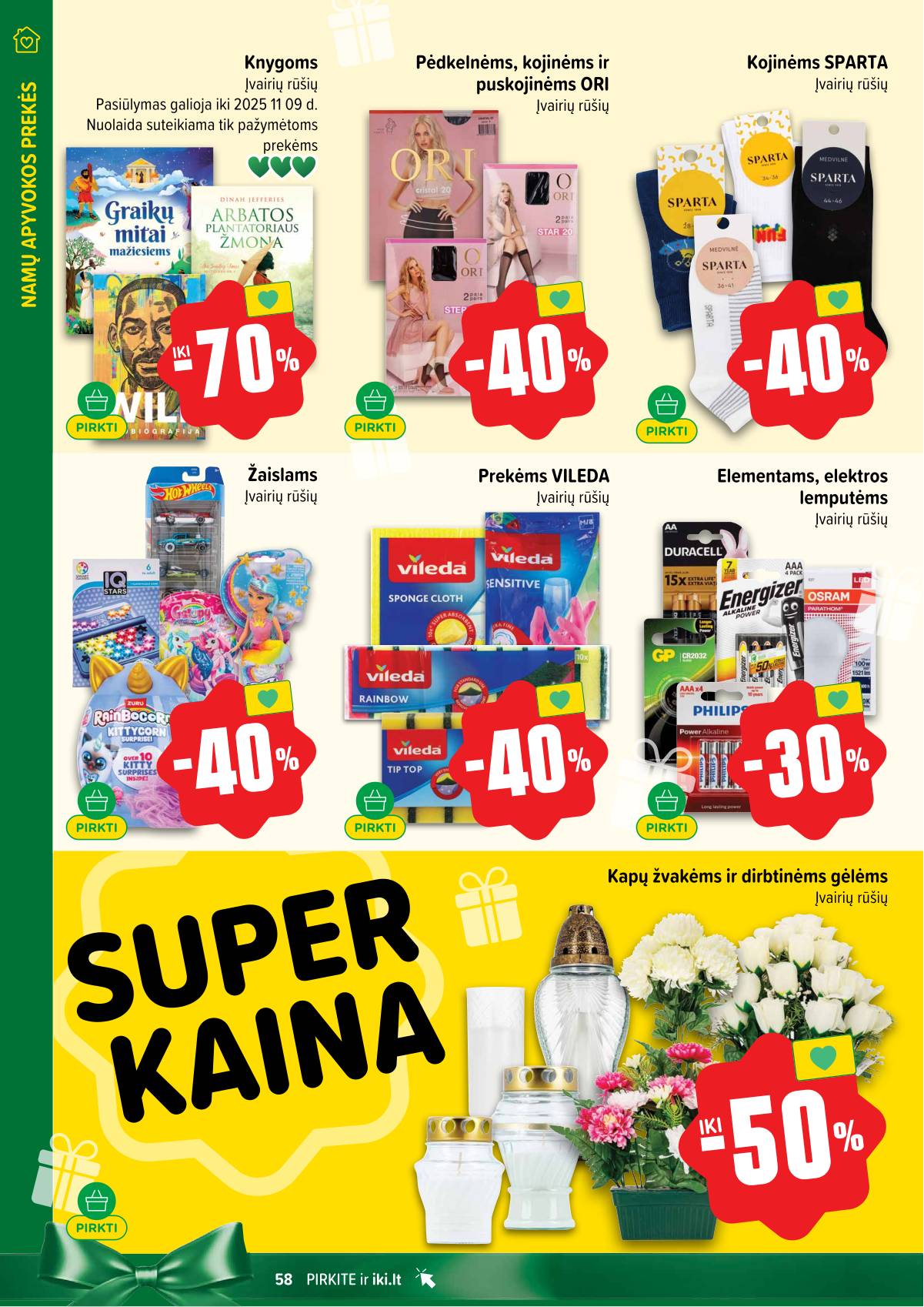 Iki - IKI savaitinis akcijų leidinys 58 puslapis