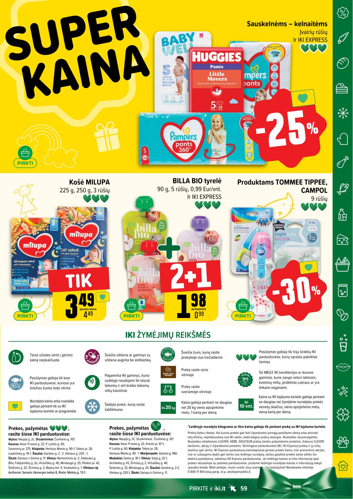 Iki - IKI savaitinis akcijų leidinys 59 puslapis