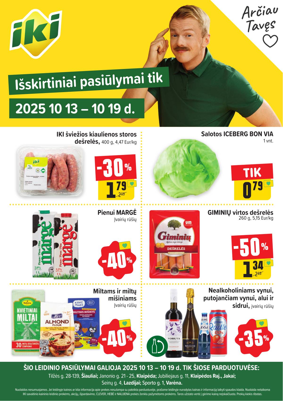 Iki - Specialūs pasiūlymai IKI parduotuvės klientams 1 puslapis