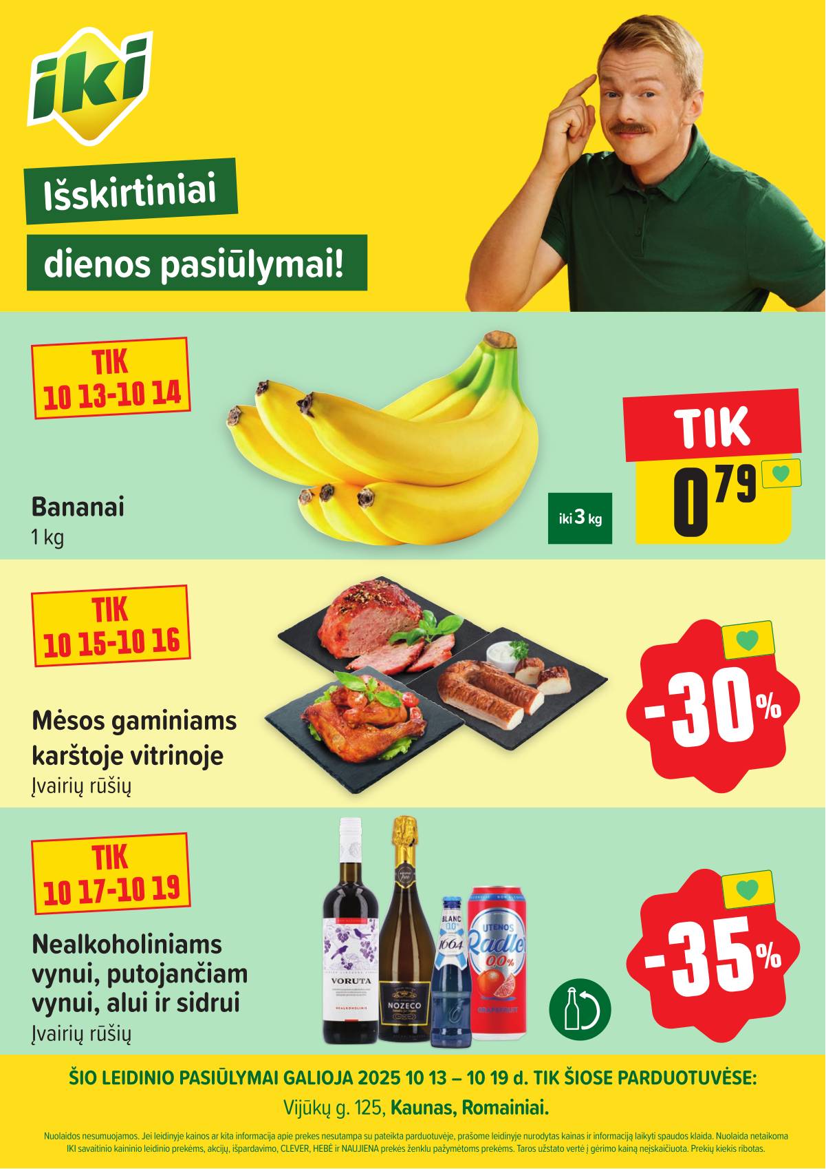 Iki - Specialūs pasiūlymai IKI Vijūkai parduotuvės klientams 1 puslapis