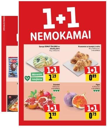 Iki - "IKI" 1+1 nuolaidų leidinys "Daugiau yra pigiau" 2025-10-13 – 2025-10-19