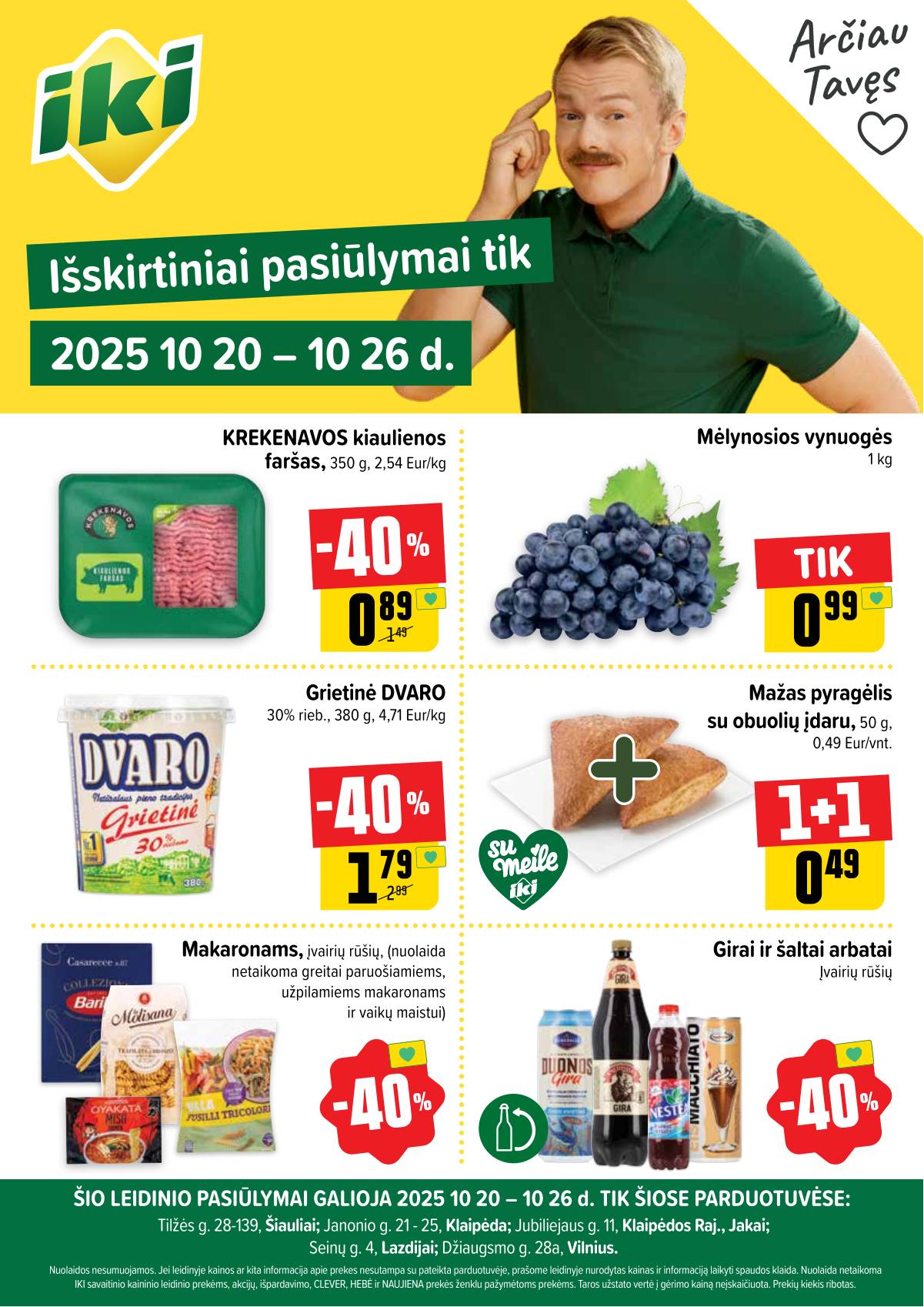 Iki - Specialūs pasiūlymai IKI parduotuvės klientams 1 puslapis