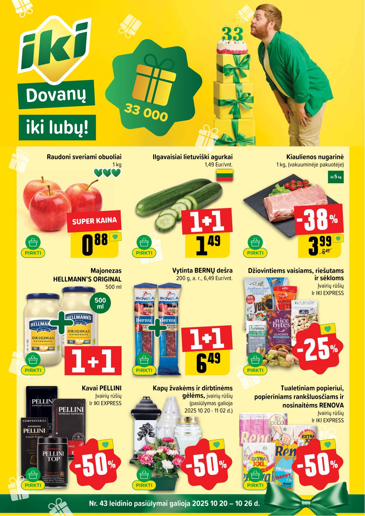 Iki - IKI savaitinis akcijų leidinys 1 puslapis