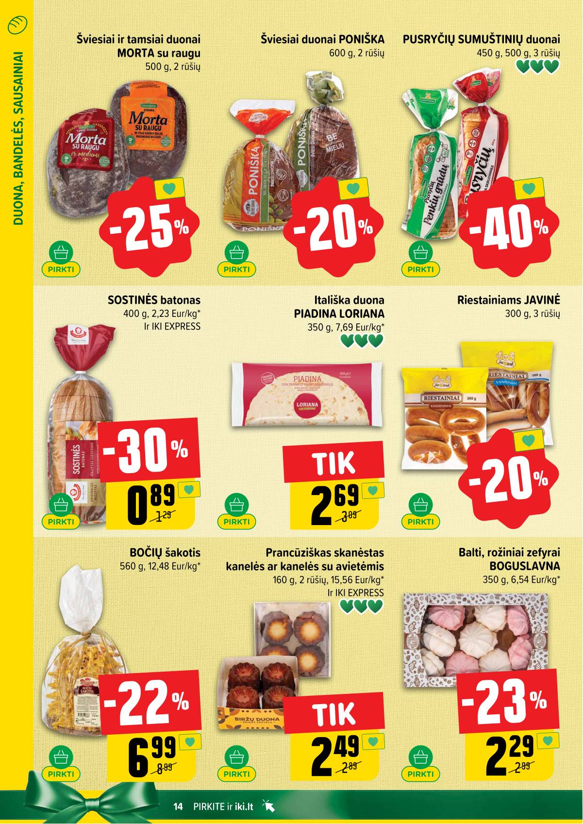 Iki - IKI savaitinis akcijų leidinys 14 puslapis