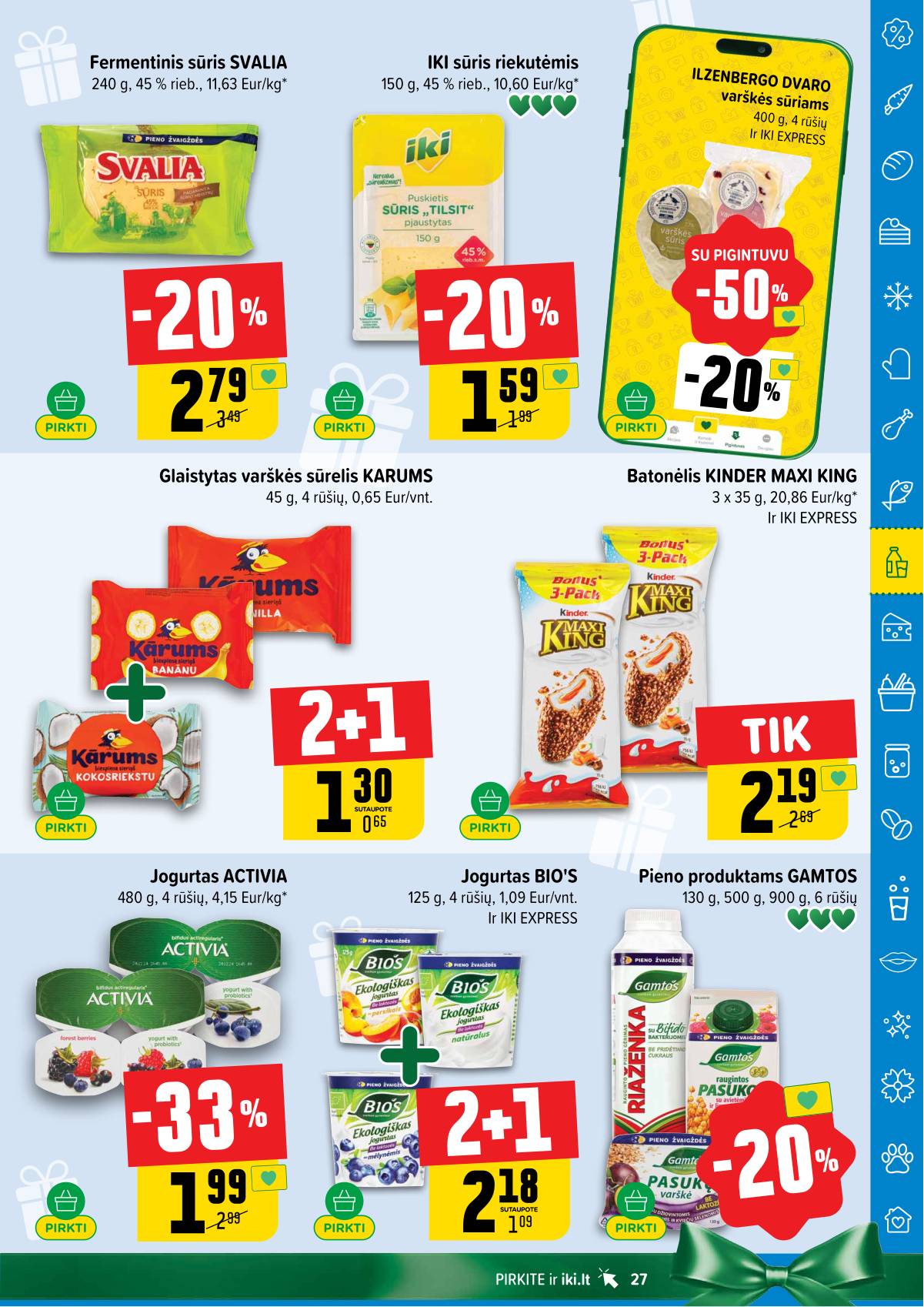 Iki - IKI savaitinis akcijų leidinys 27 puslapis