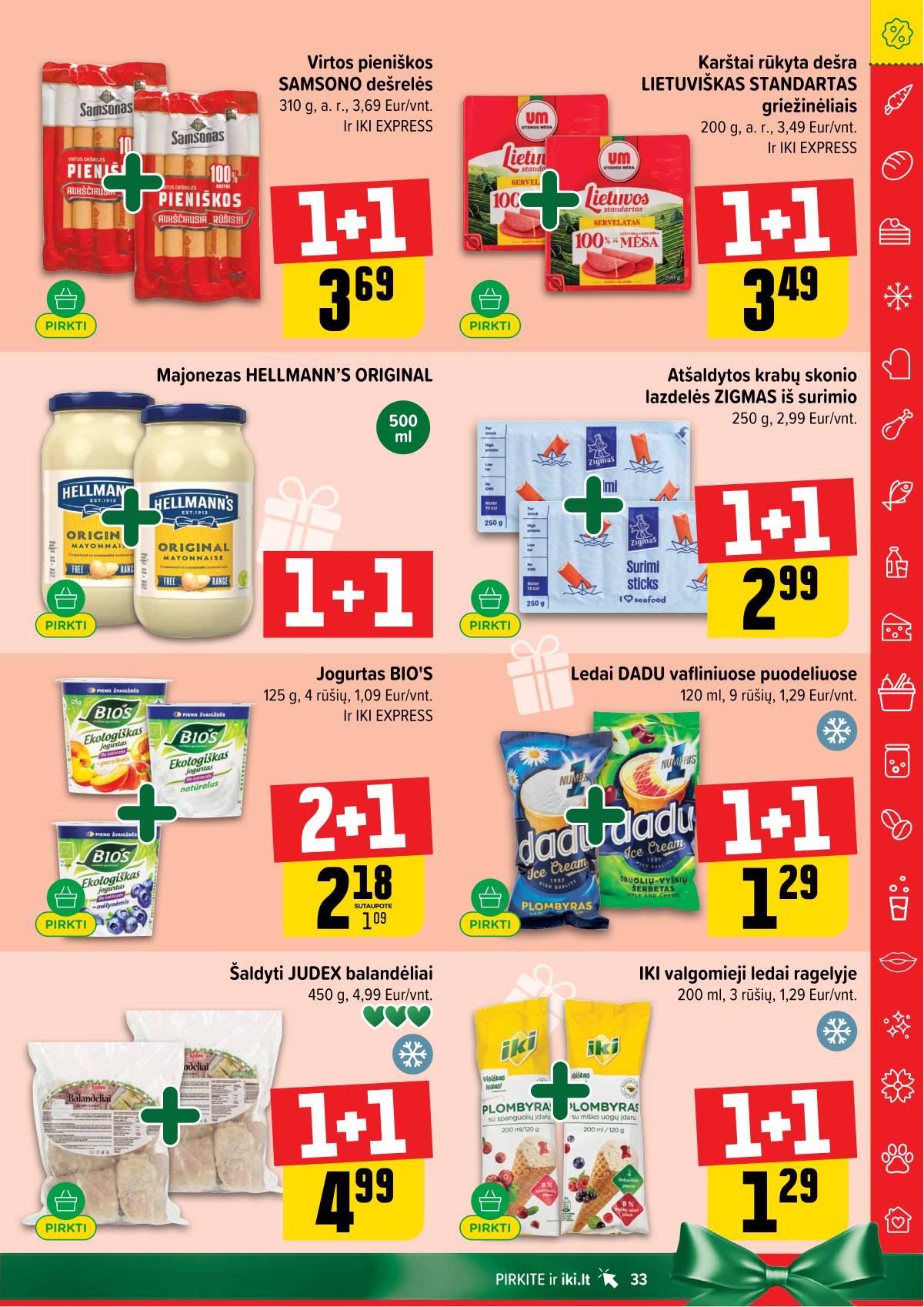 Iki - IKI savaitinis akcijų leidinys 33 puslapis