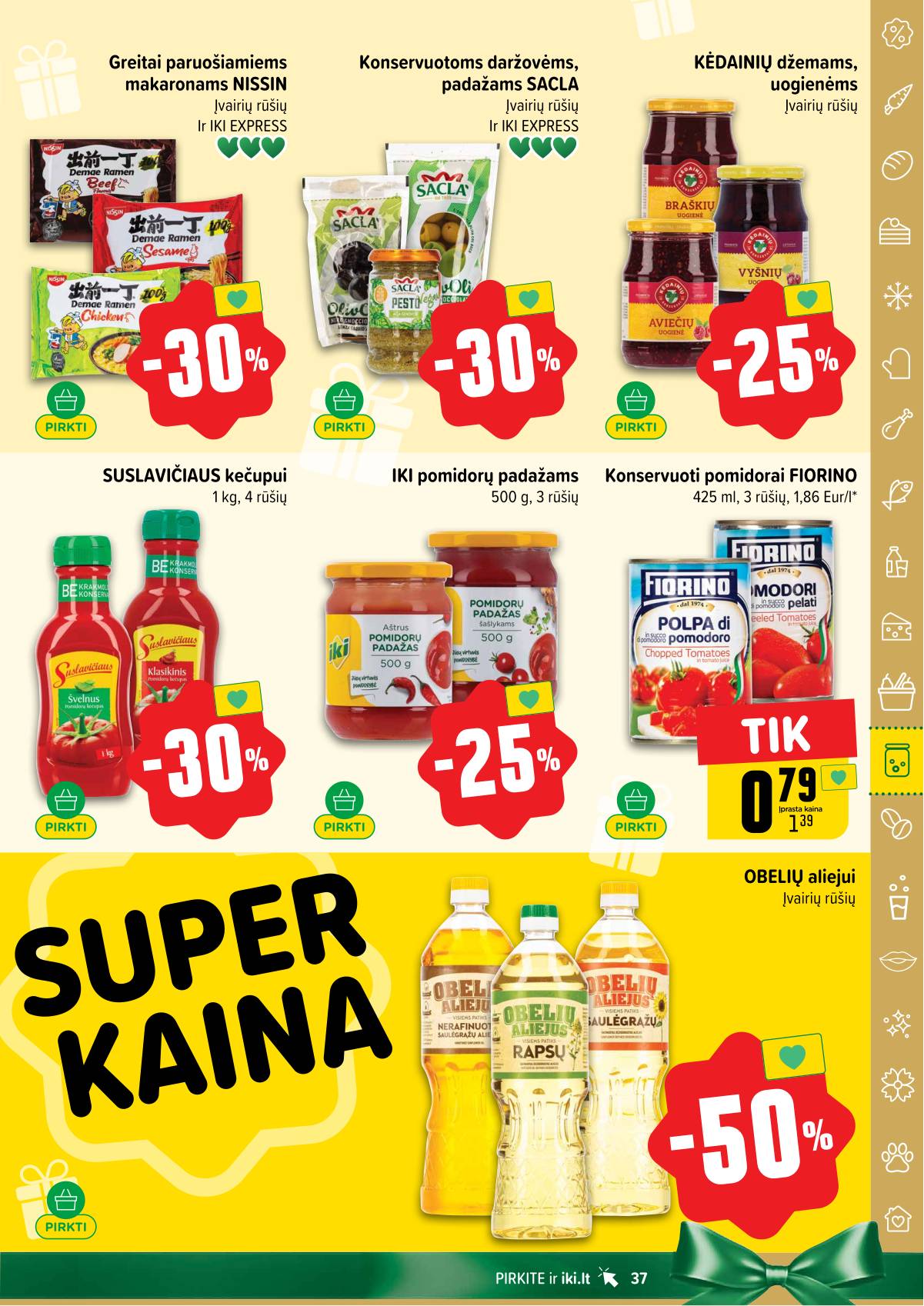 Iki - IKI savaitinis akcijų leidinys 37 puslapis