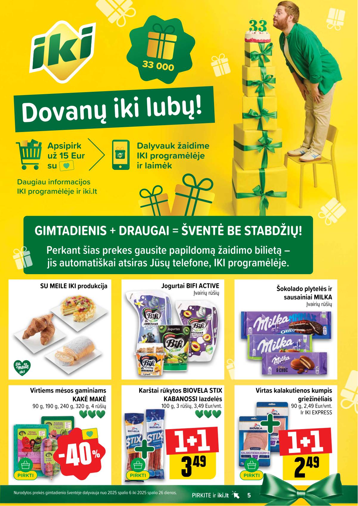 Iki - IKI savaitinis akcijų leidinys 5 puslapis