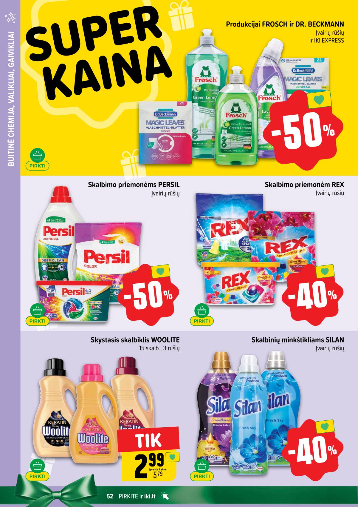 Iki - IKI savaitinis akcijų leidinys 52 puslapis