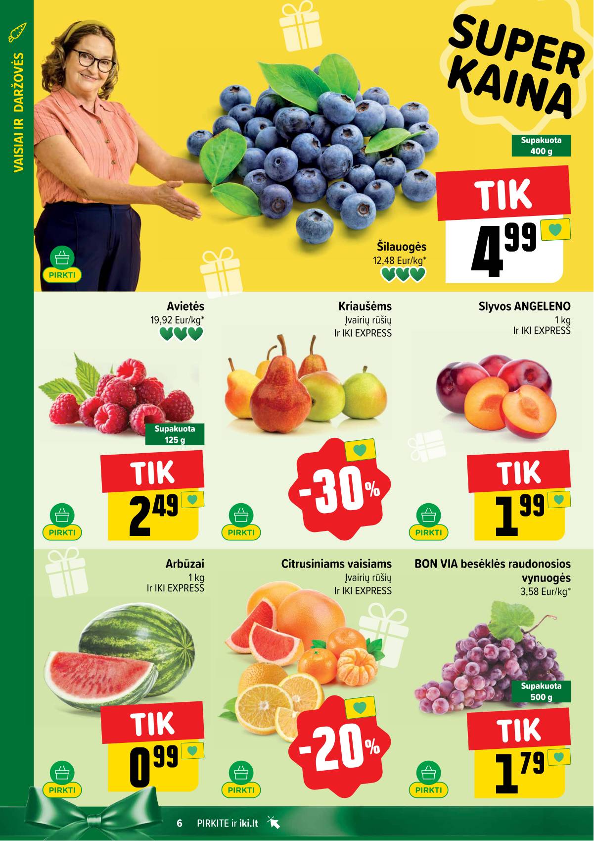 Iki - IKI savaitinis akcijų leidinys 6 puslapis