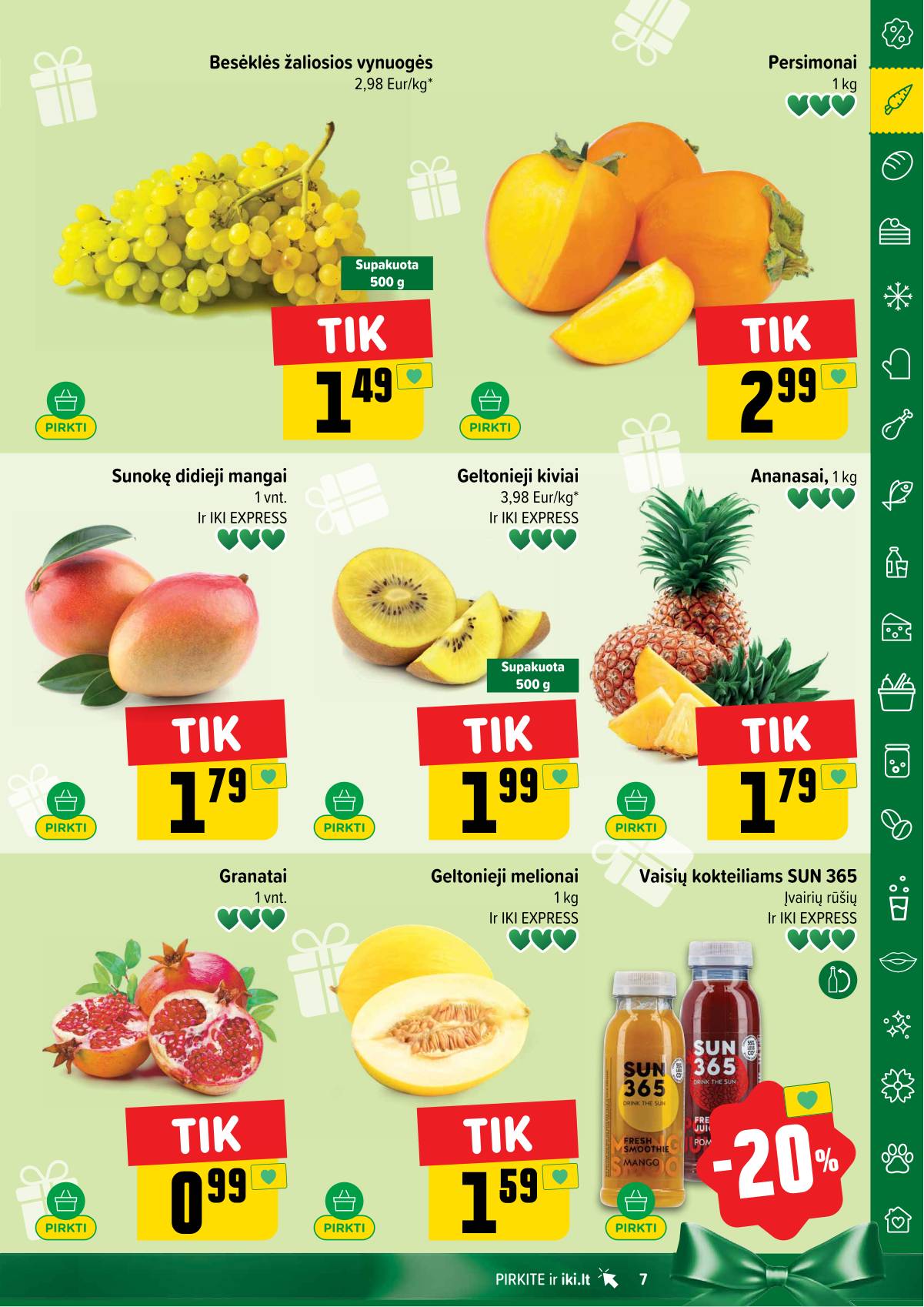 Iki - IKI savaitinis akcijų leidinys 7 puslapis