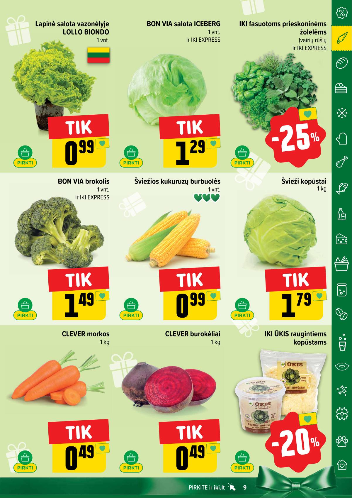 Iki - IKI savaitinis akcijų leidinys 9 puslapis