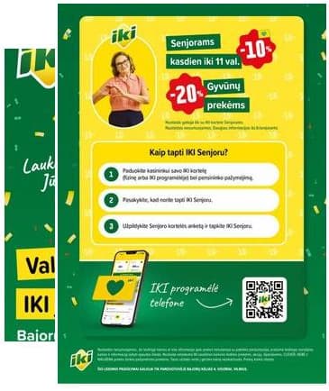 Iki - Specialūs pasiūlymai IKI Visoriai parduotuvės klientams 2025-10-23 – 2025-10-26