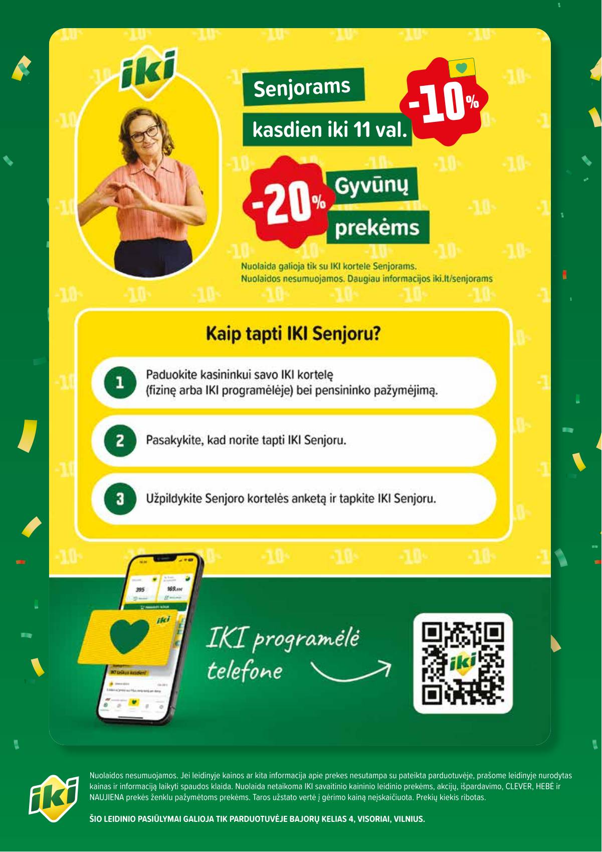Iki - Specialūs pasiūlymai IKI Visoriai parduotuvės klientams 1 puslapis