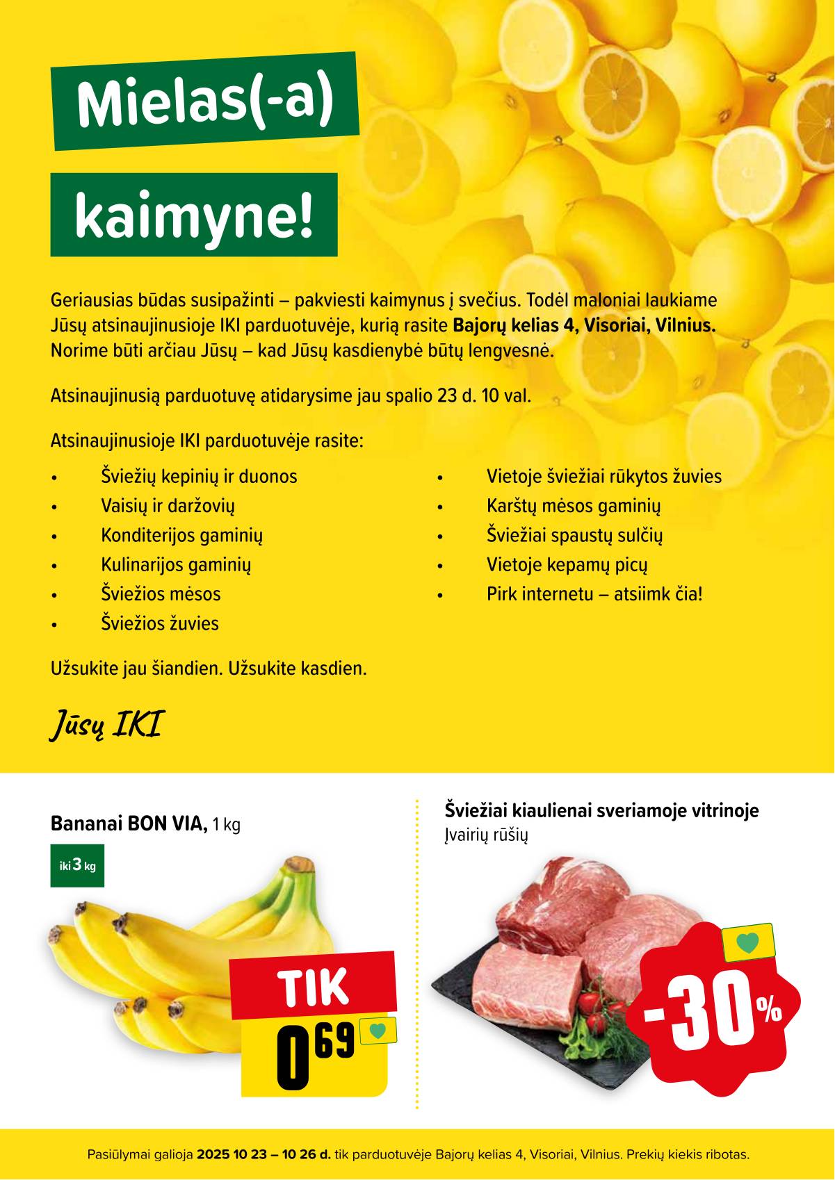 Iki - Specialūs pasiūlymai IKI Visoriai parduotuvės klientams 3 puslapis