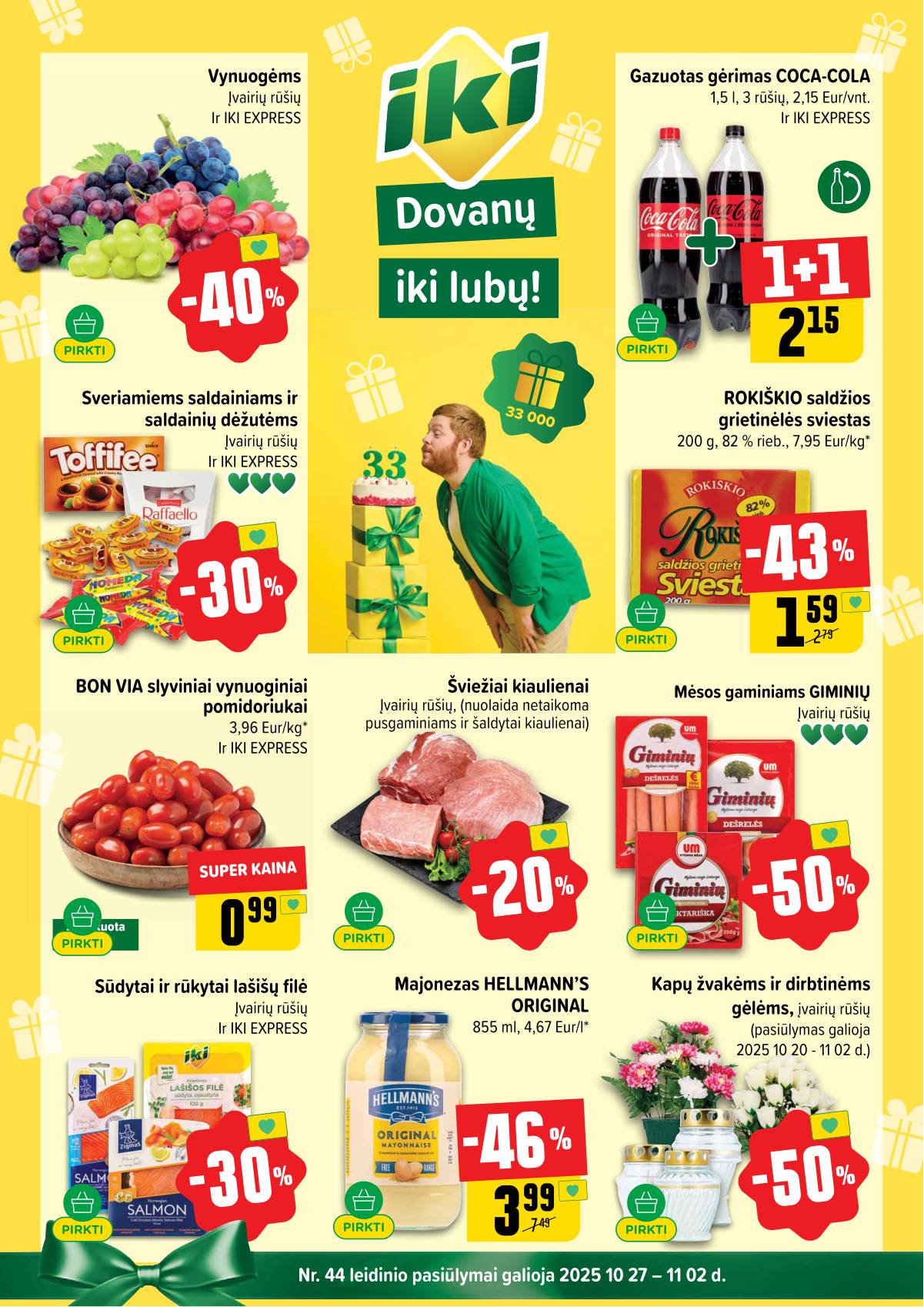 Iki - IKI savaitinis akcijų leidinys 1 puslapis
