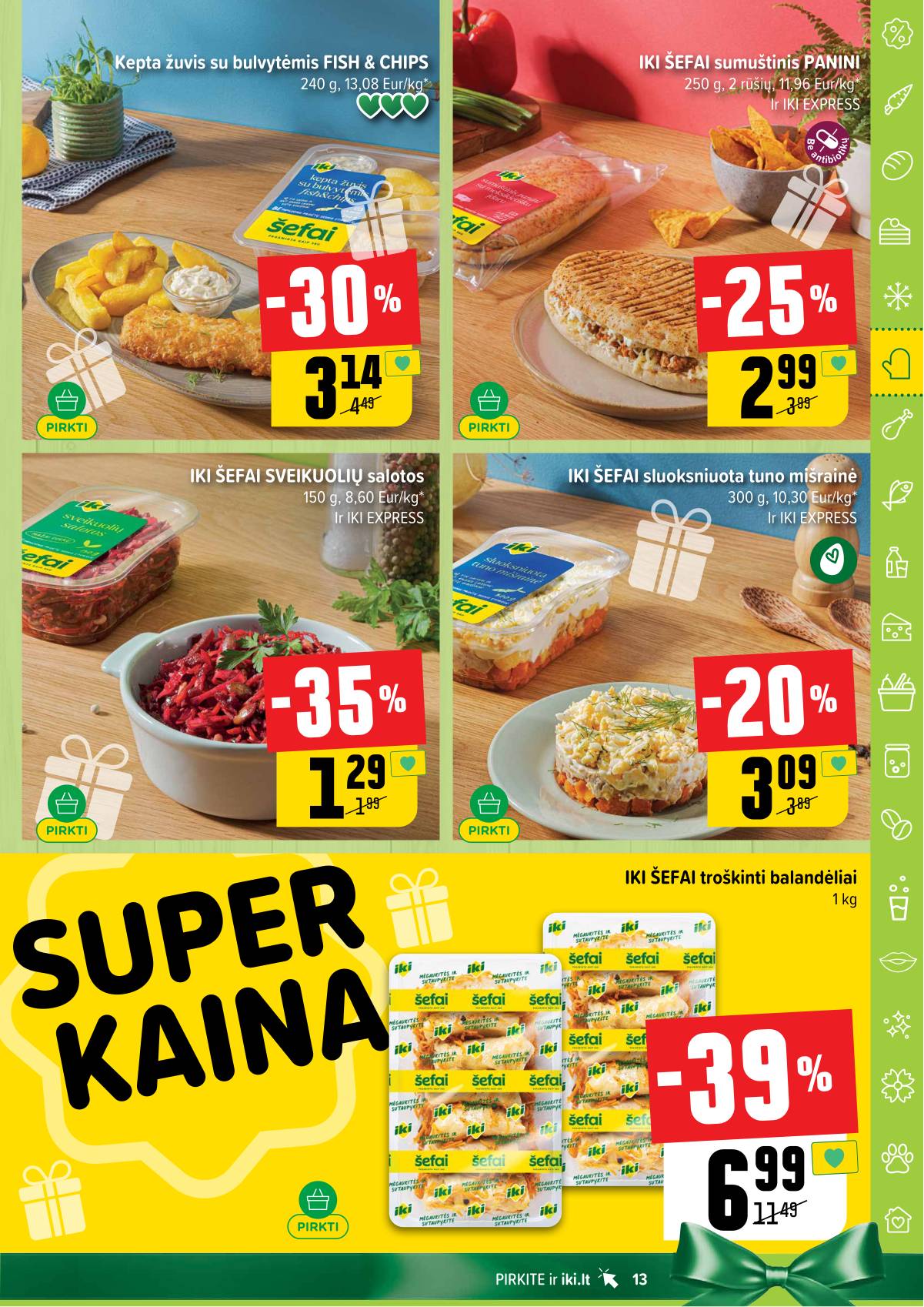 Iki - IKI savaitinis akcijų leidinys 13 puslapis