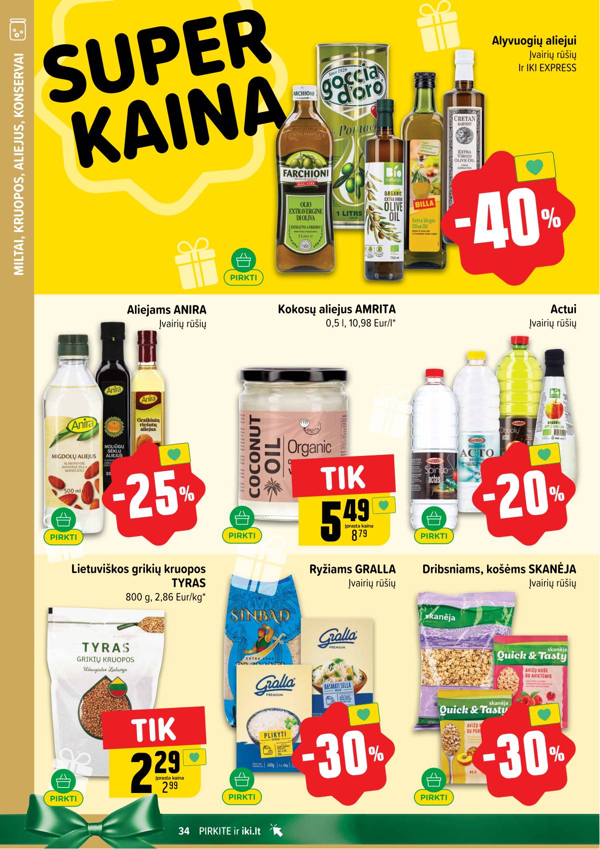 Iki - IKI savaitinis akcijų leidinys 34 puslapis