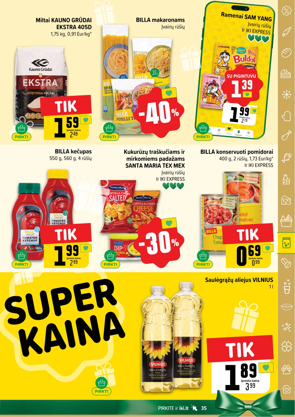 Iki - IKI savaitinis akcijų leidinys 35 puslapis