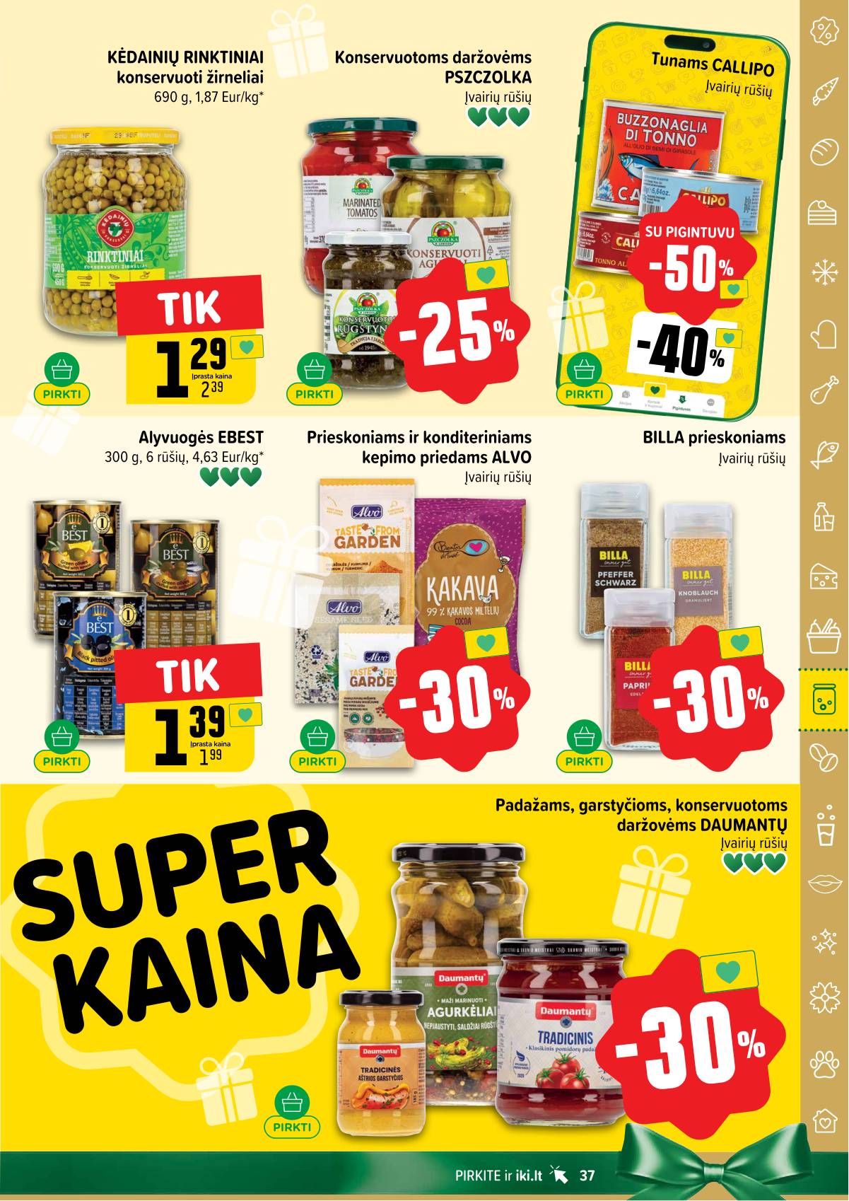 Iki - IKI savaitinis akcijų leidinys 37 puslapis