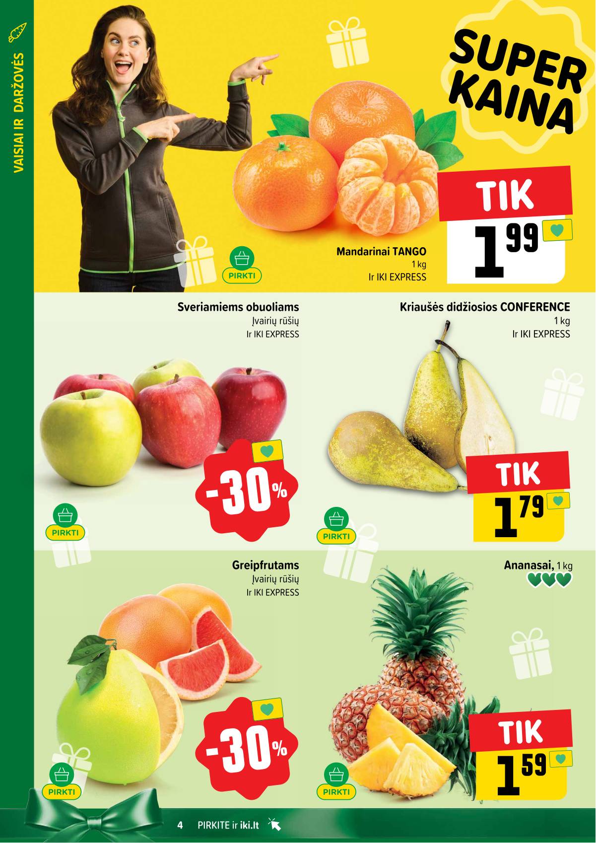 Iki - IKI savaitinis akcijų leidinys 4 puslapis