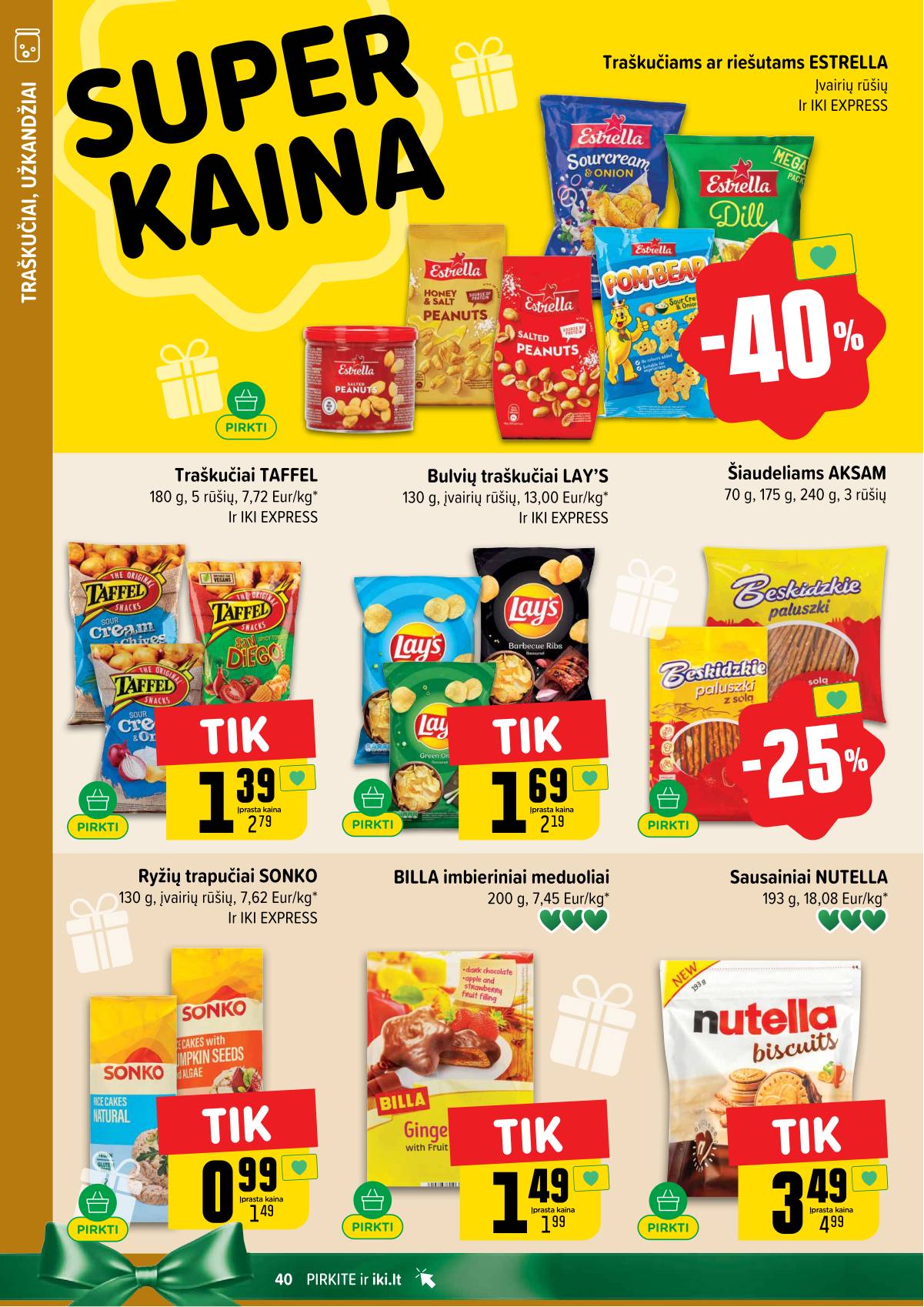 Iki - IKI savaitinis akcijų leidinys 40 puslapis