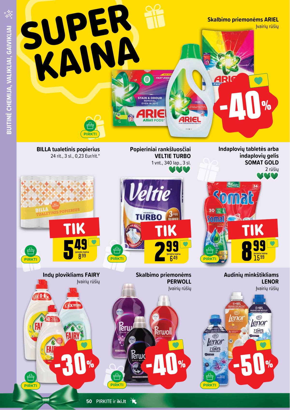 Iki - IKI savaitinis akcijų leidinys 50 puslapis