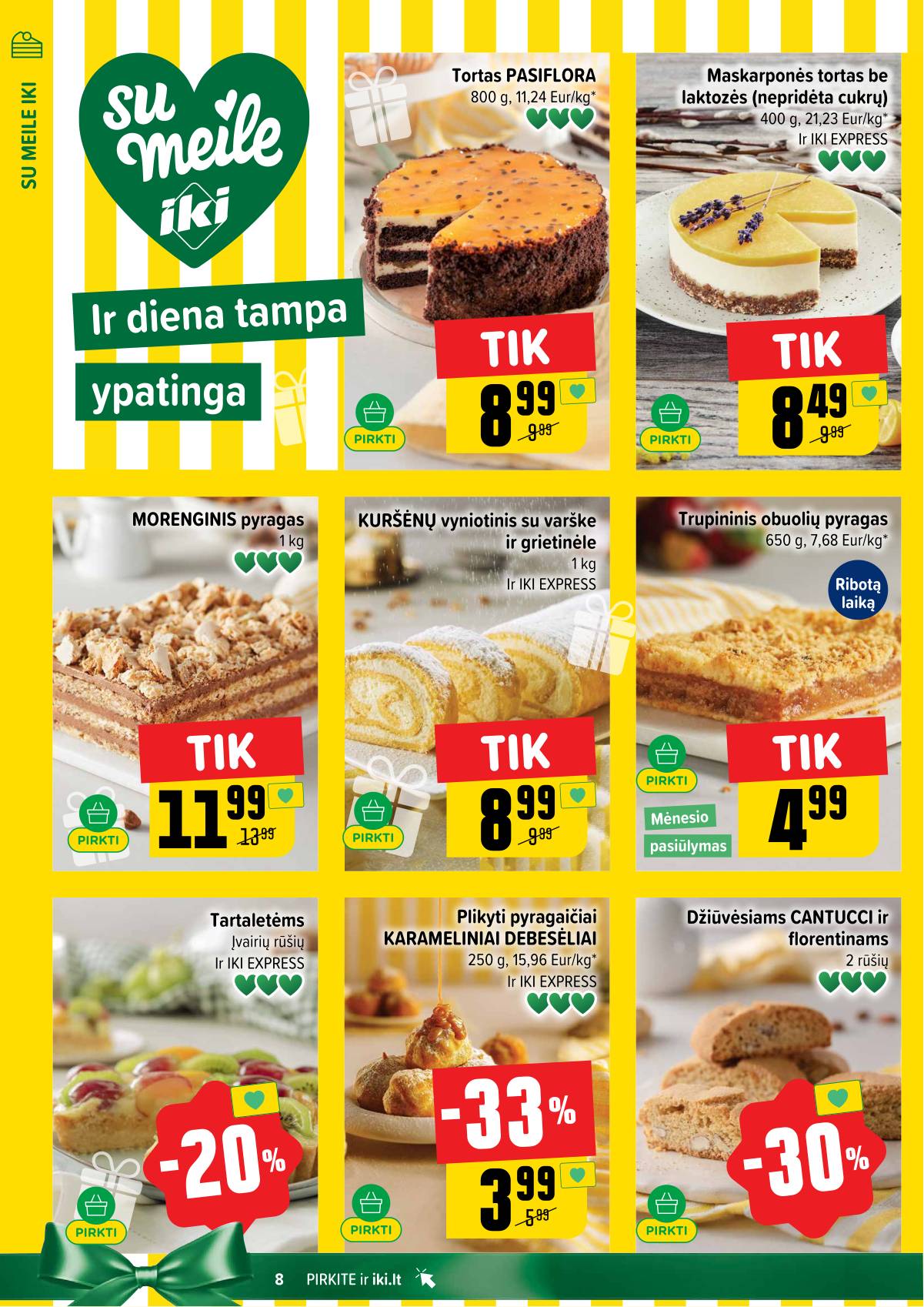 Iki - IKI savaitinis akcijų leidinys 8 puslapis