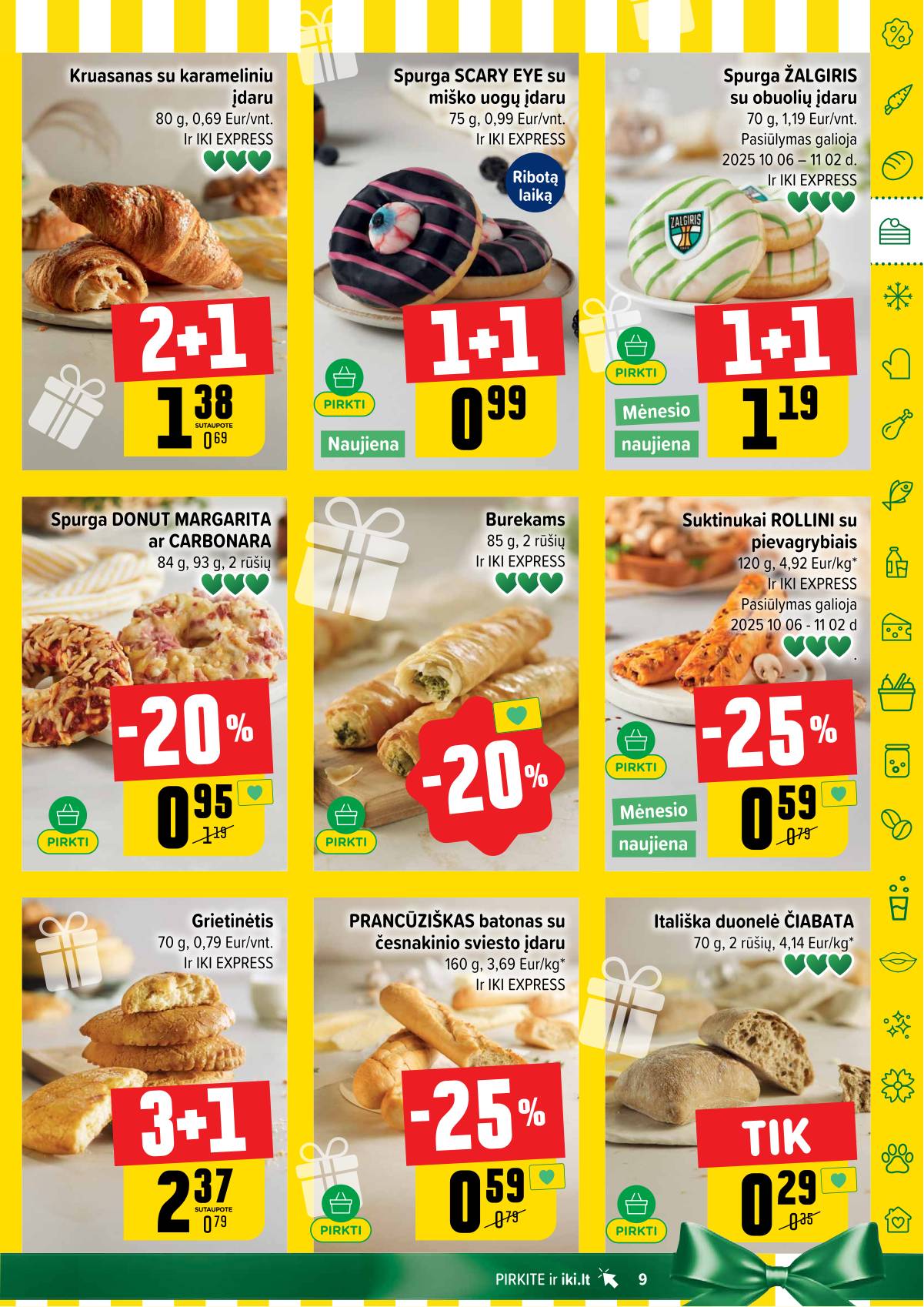 Iki - IKI savaitinis akcijų leidinys 9 puslapis