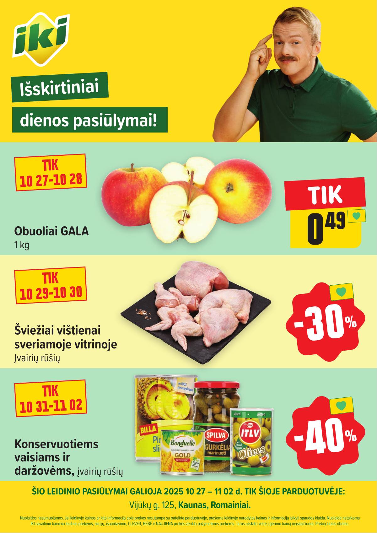 Iki - Specialūs pasiūlymai IKI Vijūkai parduotuvės klientams 1 puslapis
