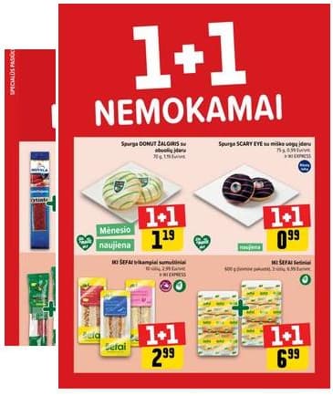 Iki - "IKI" 1+1 nuolaidų leidinys "Daugiau yra pigiau" 2025-10-27 – 2025-11-02