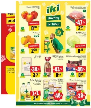 Iki - IKI savaitinis akcijų leidinys 2025-11-03 – 2025-11-09