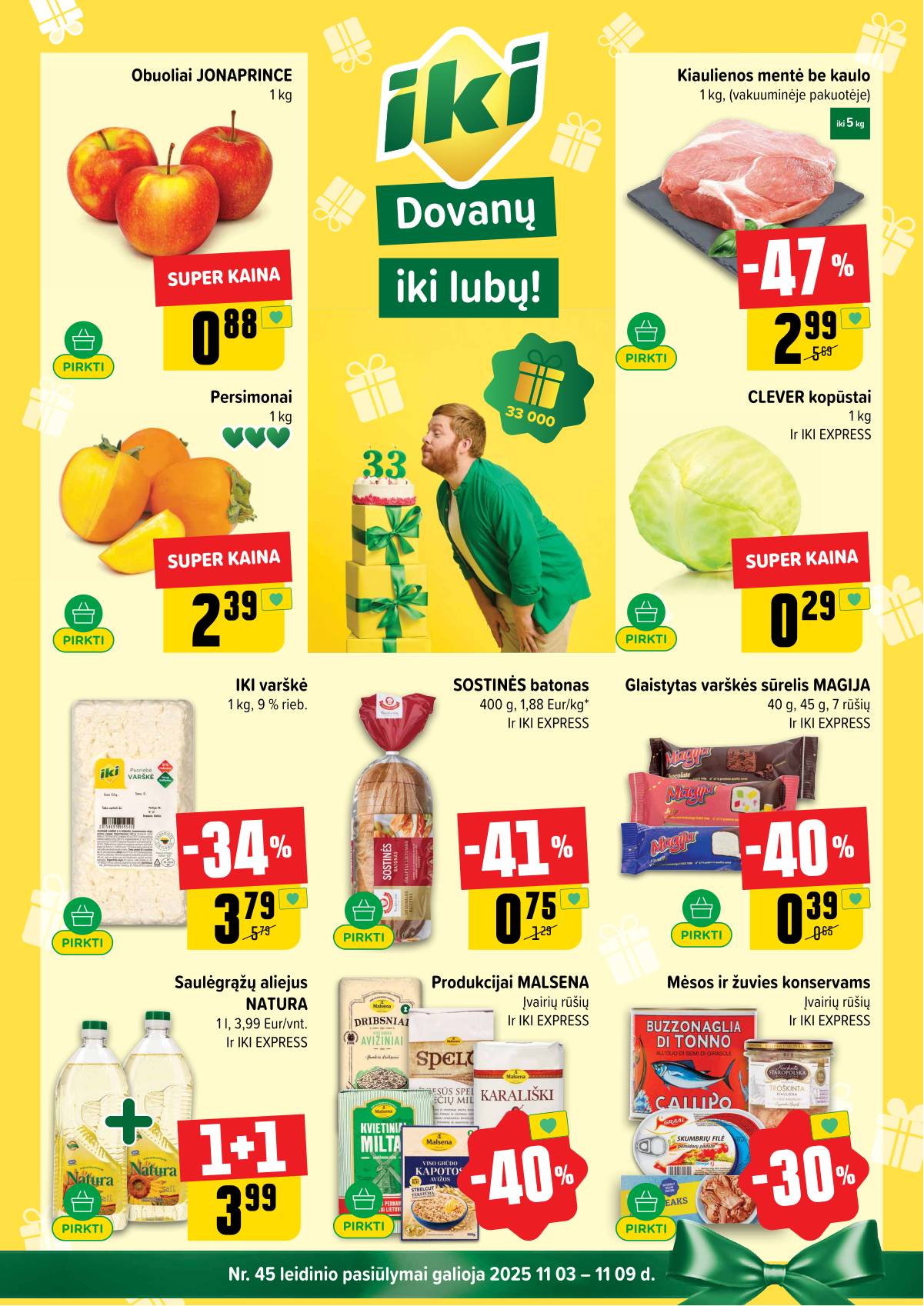 Iki - IKI akcijų leidinys 1 puslapis