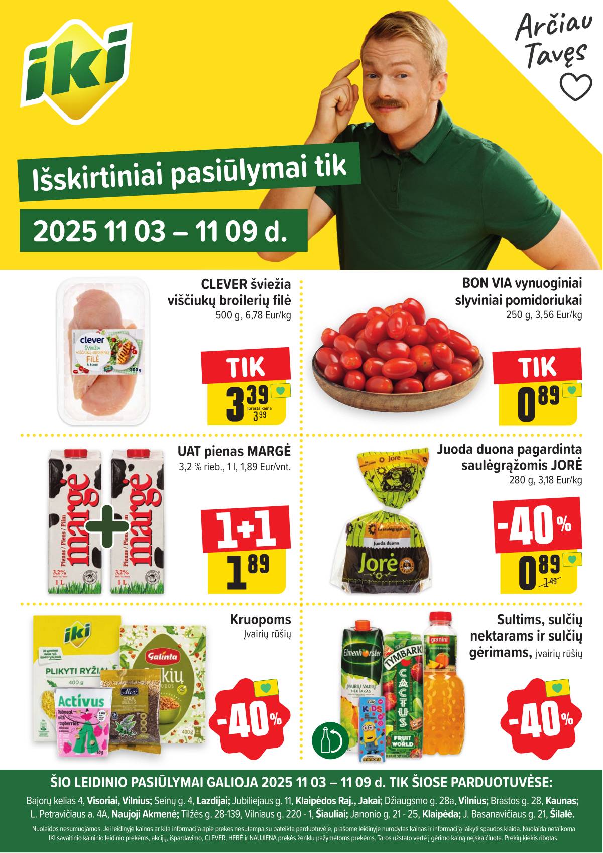 Iki - Specialūs pasiūlymai IKI parduotuvės klientams 1 puslapis