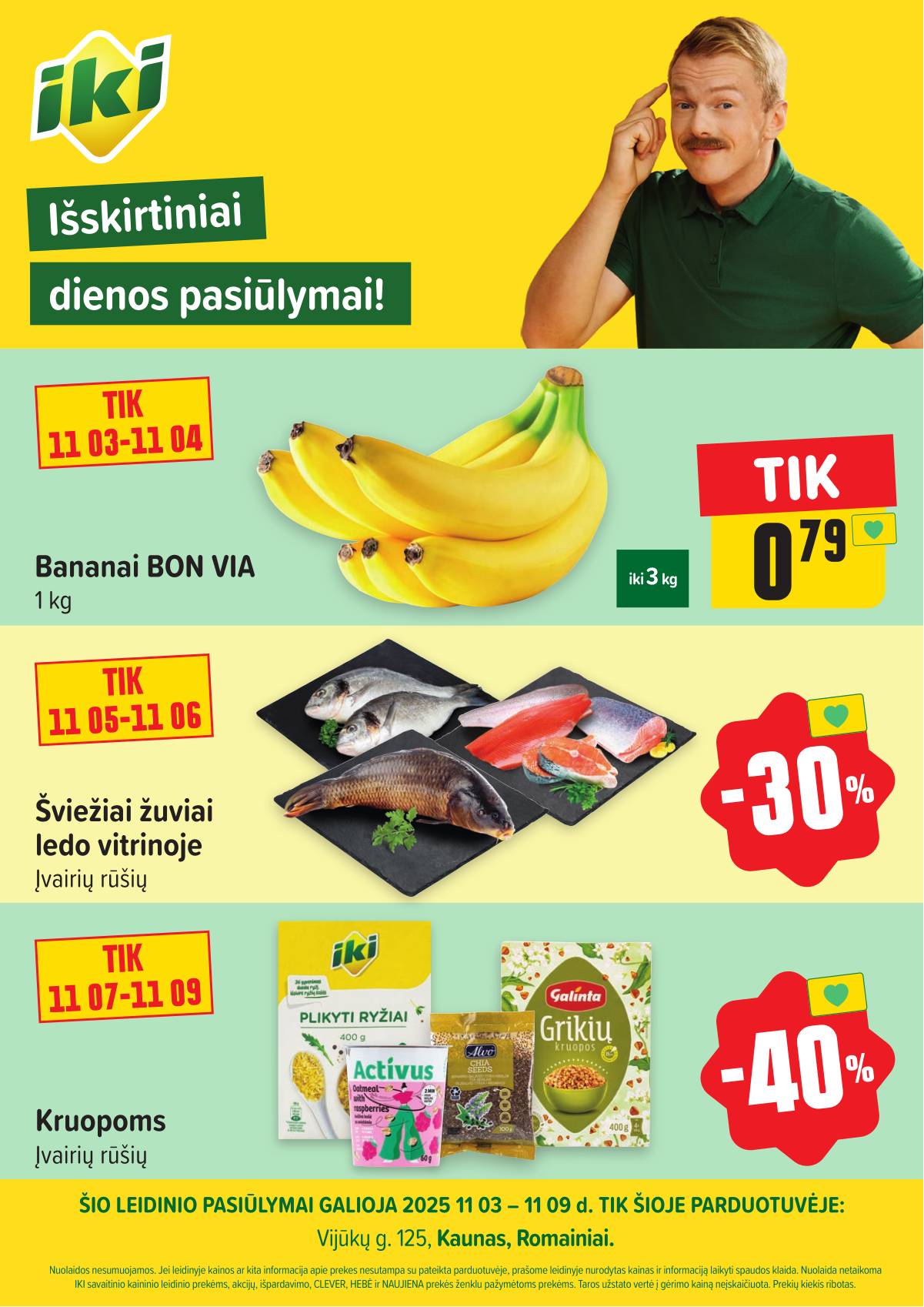 Iki - Specialūs pasiūlymai IKI Vijūkai parduotuvės klientams 1 puslapis