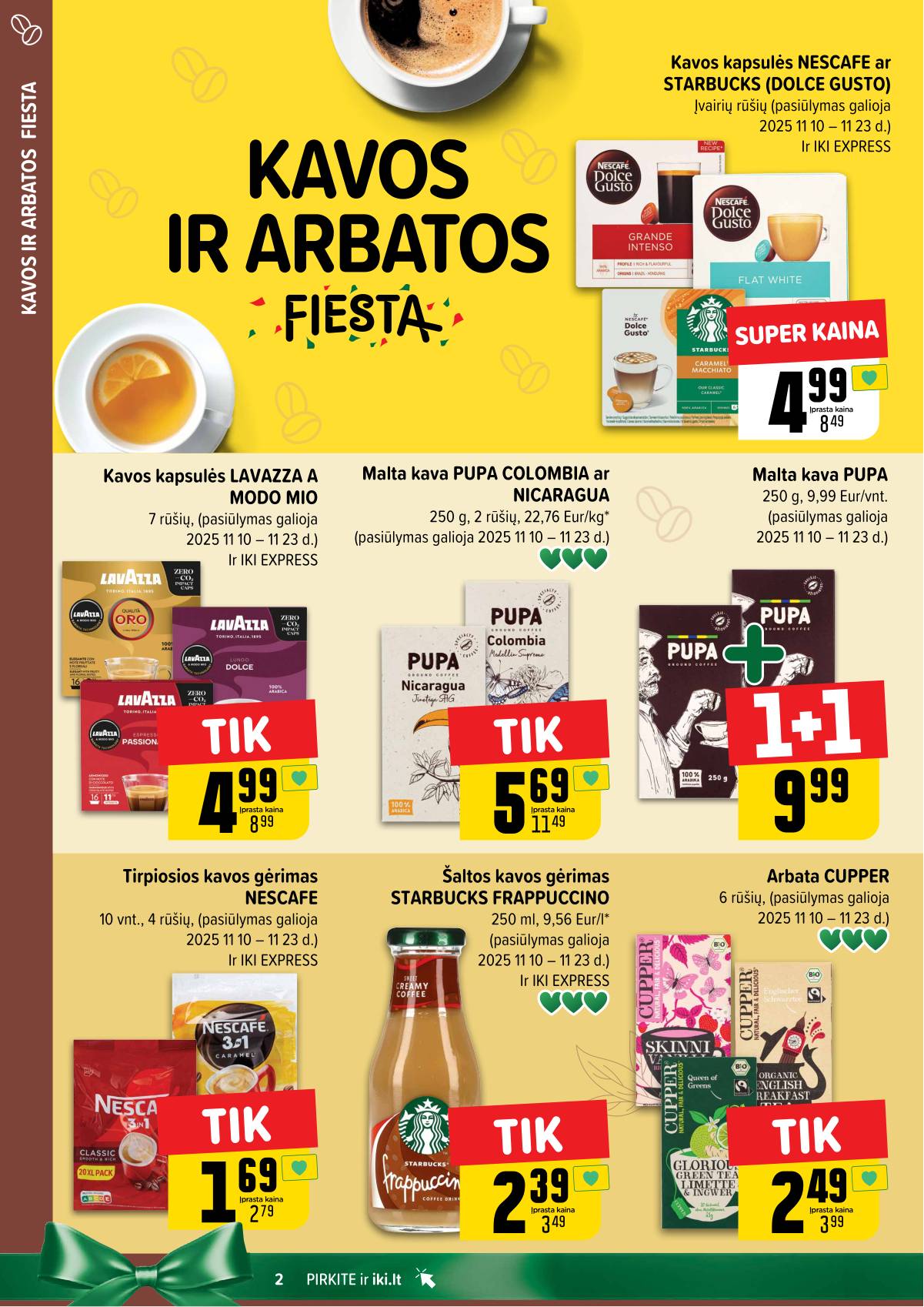 Iki - Kavos ir arbatos fiesta 2 puslapis