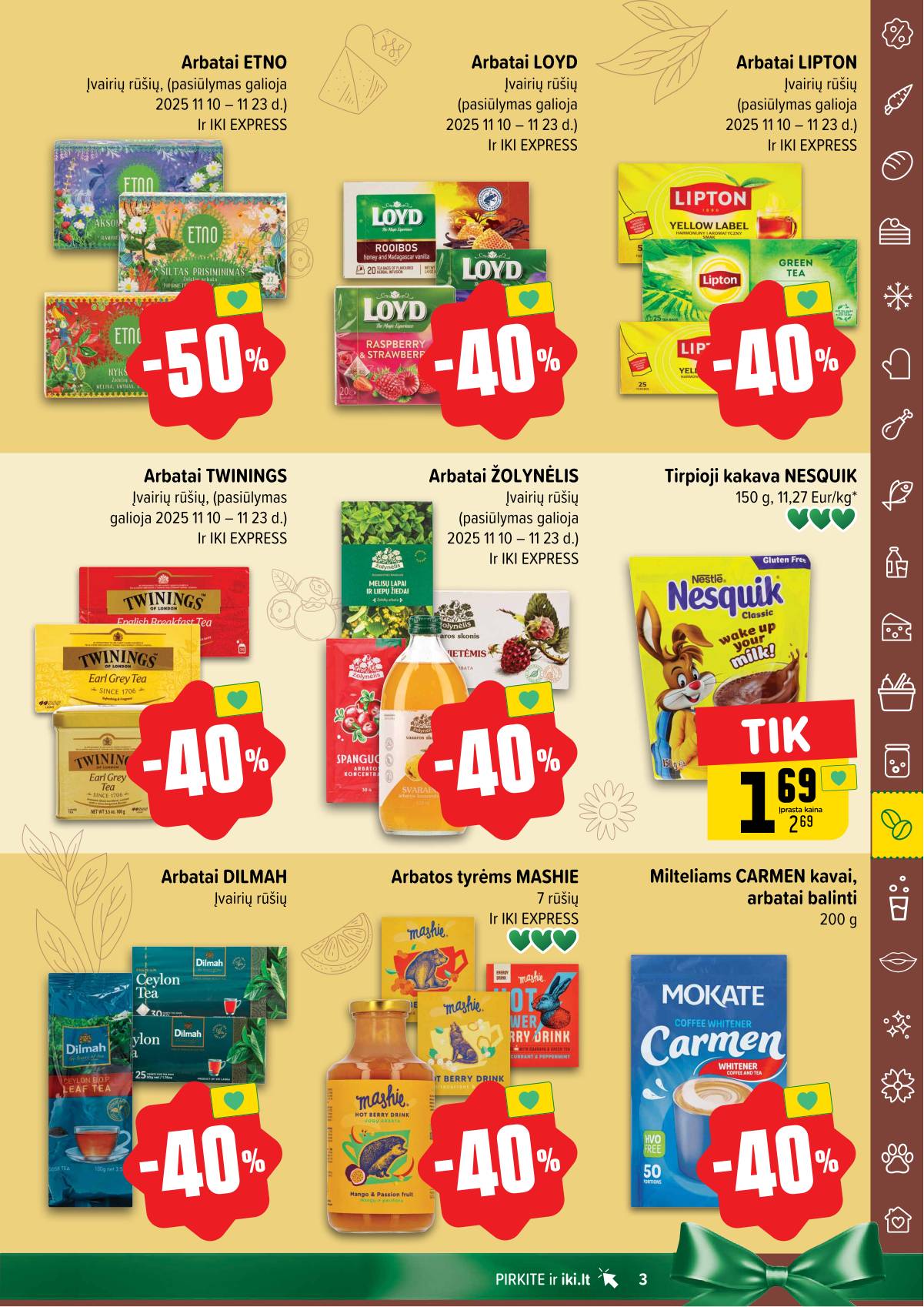 Iki - Kavos ir arbatos fiesta 3 puslapis