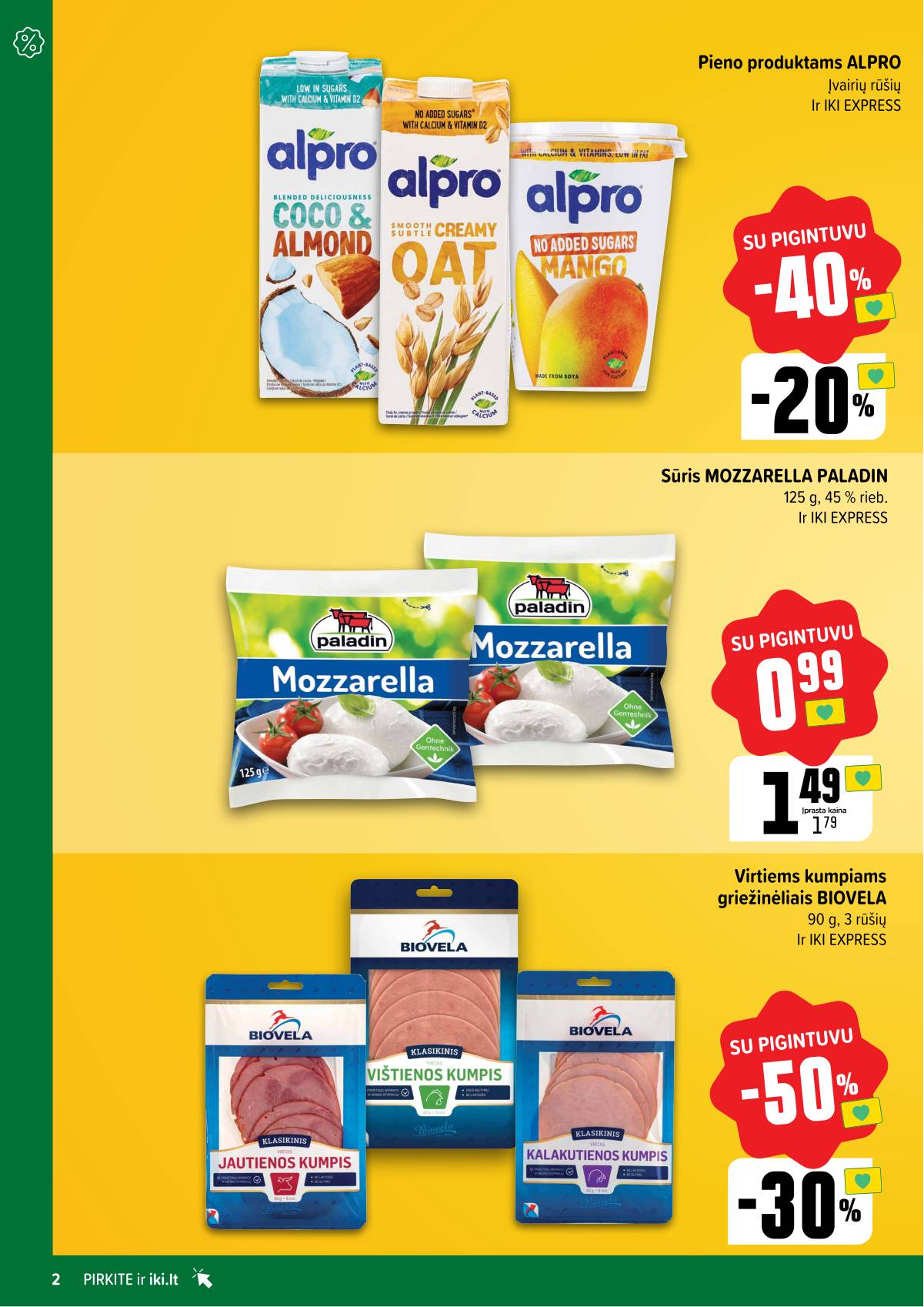 Iki - "IKI" akcijų leidinukas "Taupymo žaidynės" 2 puslapis