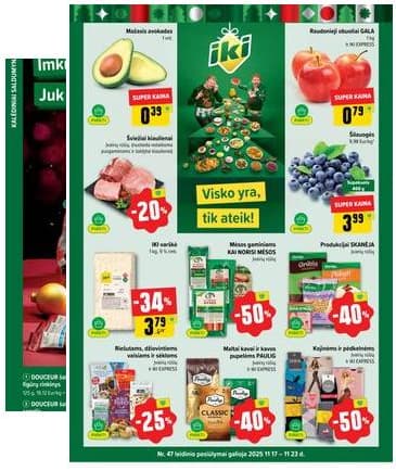 Iki - IKI akcijų leidinys 2025-11-17 – 2025-11-23