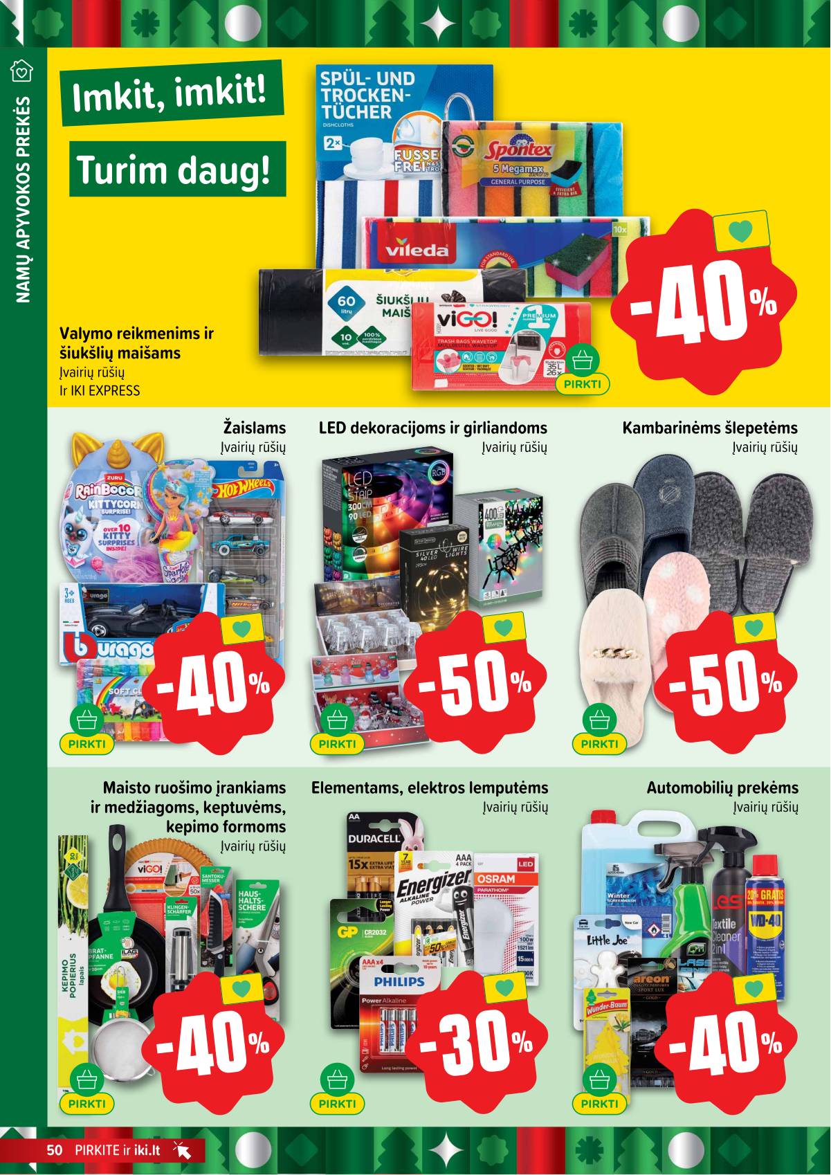 Iki - IKI akcijų leidinys 50 puslapis