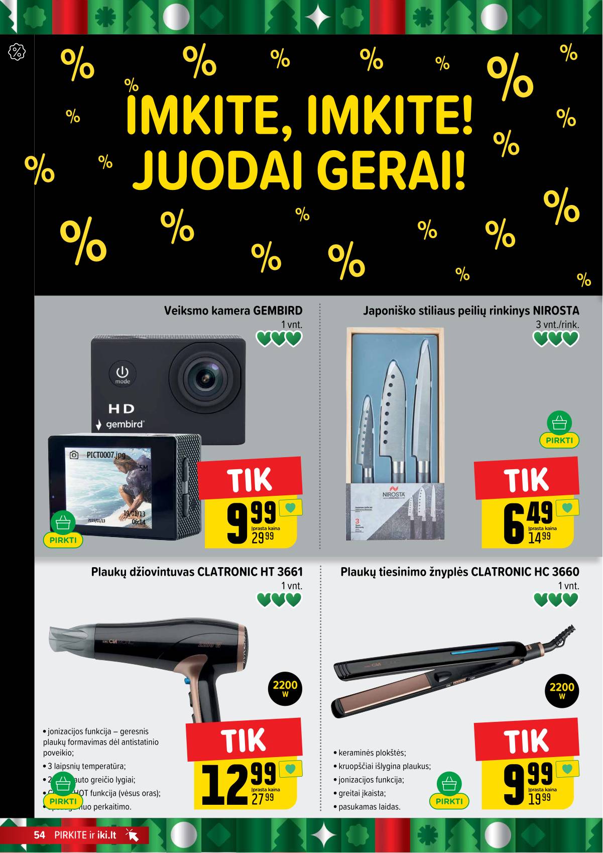 Iki - IKI akcijų leidinys 54 puslapis