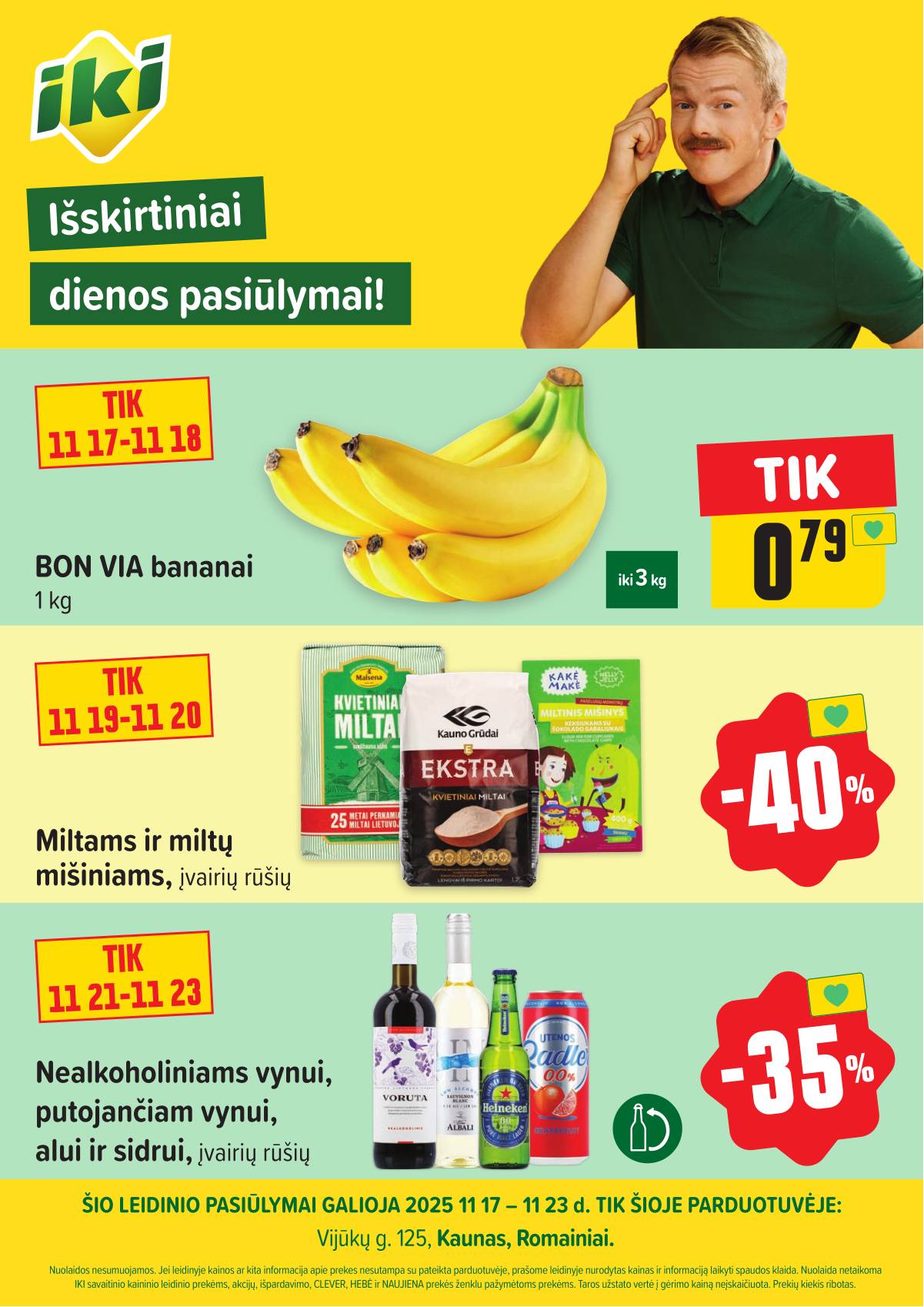 Iki - Specialūs pasiūlymai IKI Vijūkai parduotuvės klientams 1 puslapis