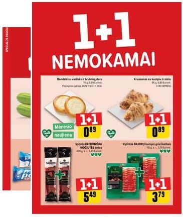 Iki - "IKI" 1+1 nuolaidų leidinys "Daugiau yra pigiau" 2025-11-17 – 2025-11-23