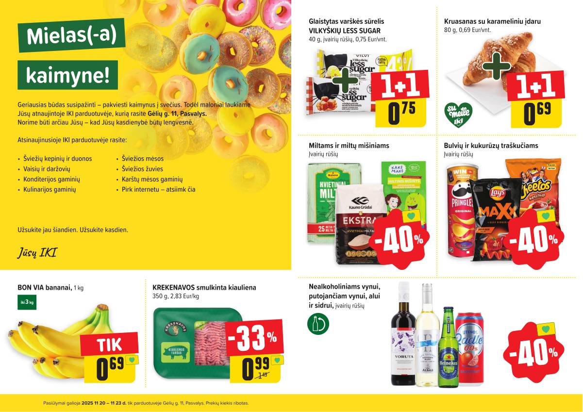 Iki - Specialūs pasiūlymai IKI Pasvalys parduotuvės klientams 2 puslapis
