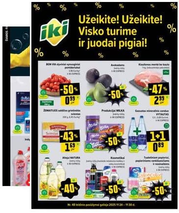 Iki - IKI akcijų leidinys 2025-11-24 – 2025-11-30