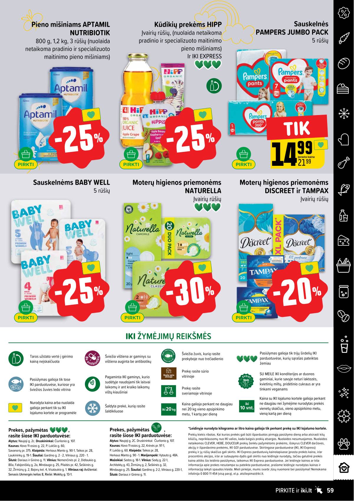 Iki - IKI akcijų leidinys 59 puslapis