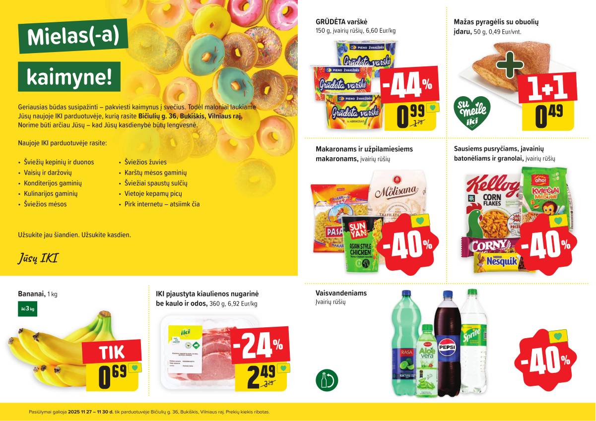 Iki - Specialūs pasiūlymai IKI Bukiškis parduotuvės klientams 2 puslapis